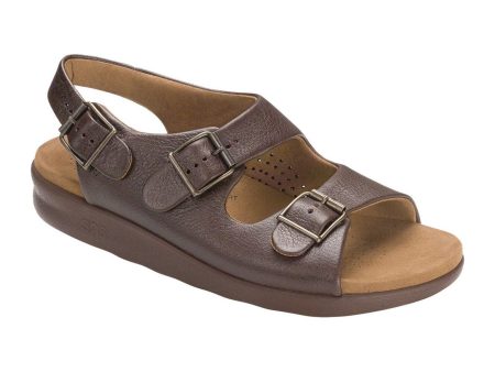 SAS Men s Bravo Heel Strap Sandal in Brown Wide Supply