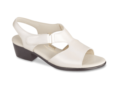 SAS Women s Suntimer Heeled Sandal in Pearl Bone Sale