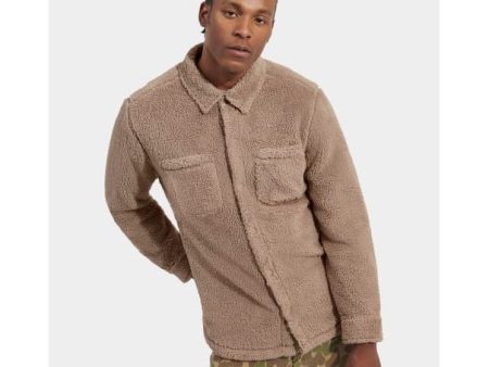 UGG Men s Tasman UGGfluff Snap Shirt in Putty Online