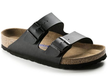 Birkenstock Arizona Birko-flor Soft Footbed Sandal in Black Online now