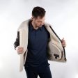 Mens Sheepskin Whiskey Bomber Coat Discount