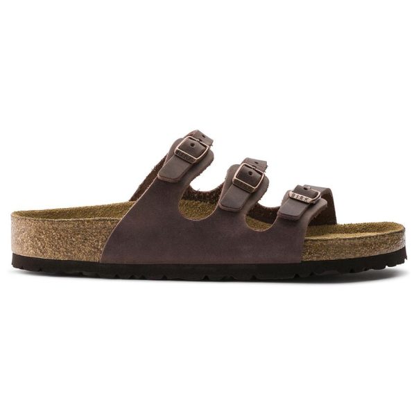 Birkenstock Flordia Oiled Leather SFB Sandal in Habana Online Hot Sale