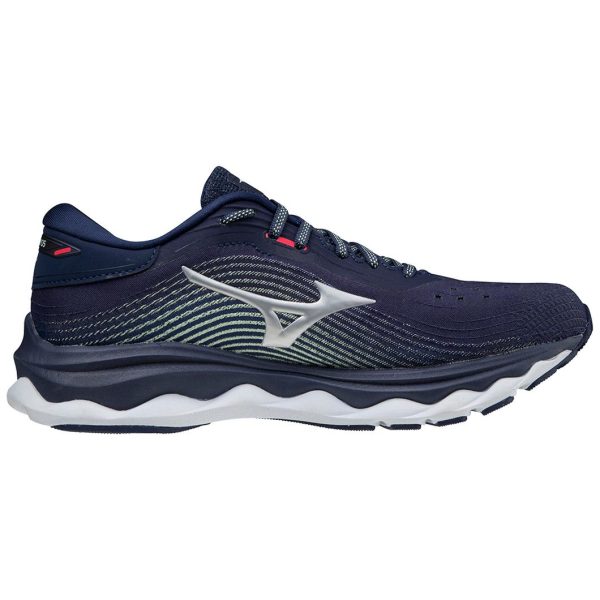 Mizuno Women s Wave Sky 5 PCPC Running Shoe in Peacoat Online Sale