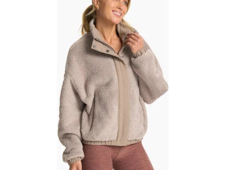 Vuori Women s Cozy Sherpa Jacket in Graphite Online