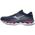 Mizuno Women s Wave Sky 5 PCPC Running Shoe in Peacoat Online Sale