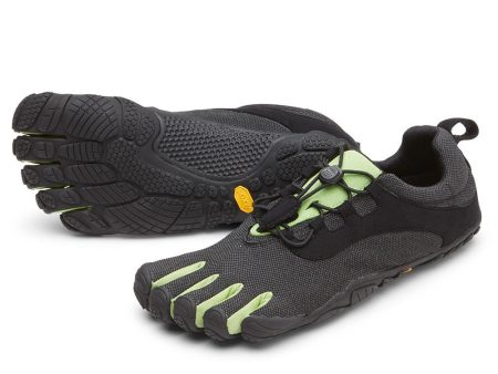 Vibram Men s V-Run Retro in Black Green Black Cheap