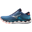 Mizuno Men s Wave Horizon 6 in Surf the Web-Silver Online now