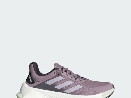 Adidas Women Terrex Soulstride Ultra Trail Running Shoes in Preloved Fig Silver Dawn Aurora Black For Sale