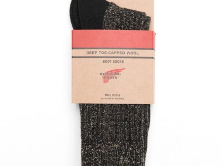 Red Wing Deep Toe Capped Wool Socks in Dark Navy Khaki Cheap