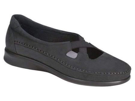 SAS Women s Crissy Slip On Loafer in Nero Wide Discount