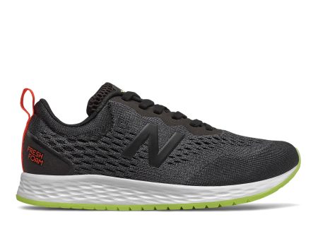 New Balance Kid s Arishi V3 Fresh Foam Running Shoe in Black Lemon Neo Hot on Sale