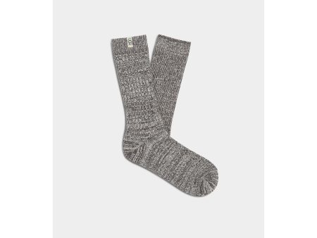 UGG Women s Rib Knit Slouchy Crew Sock in NightFall Supply