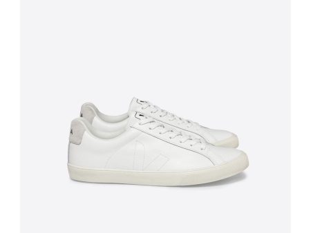 Veja Women s Esplar Leather Sneaker in Extra White on Sale