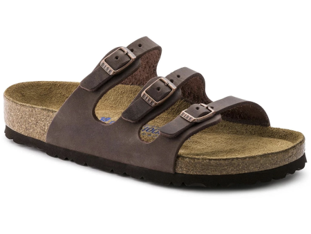 Birkenstock Flordia Oiled Leather SFB Sandal in Habana Online Hot Sale