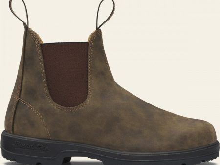 Blundstone Classic 585 Chelsea Boots in Rustic Brown on Sale