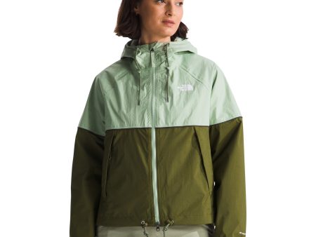 The North Face Women s Novelty Antora Rain Hoodie in Misty Sage Forest Olive Hot on Sale