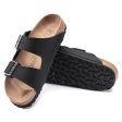 Birkenstock Arizona Vegan Birkibuc in Black Sale