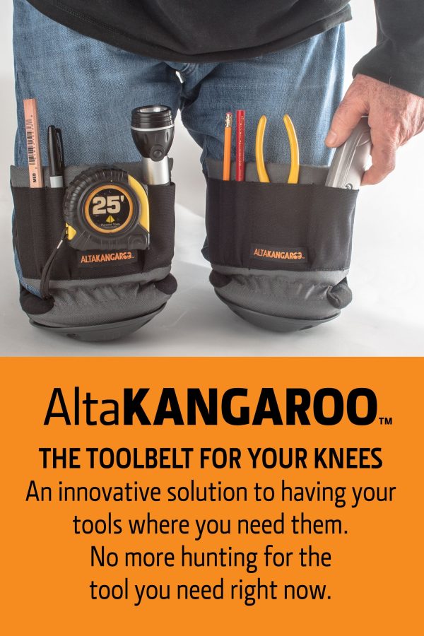 AltaKANGAROO™ Knee Pads with Tool Pouches For Cheap