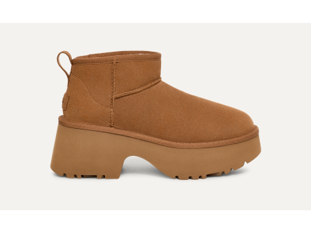 UGG Women s Classic Ultra Mini New Heights in Chestnut Fashion