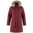 Fjallraven Women s Nuuk Lite Parka in Bordeaux Red on Sale