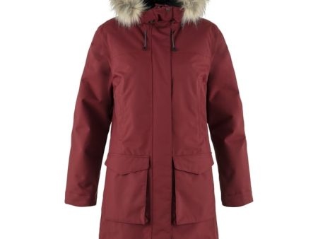 Fjallraven Women s Nuuk Lite Parka in Bordeaux Red on Sale