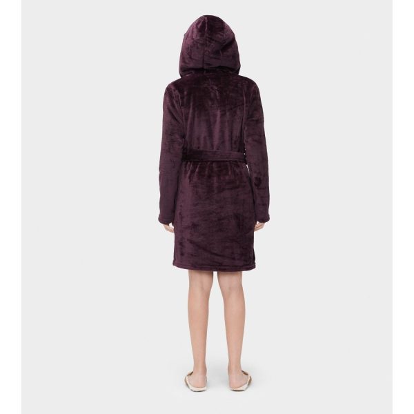 UGG Women s Miranda Fleece Robe in Port Online Hot Sale