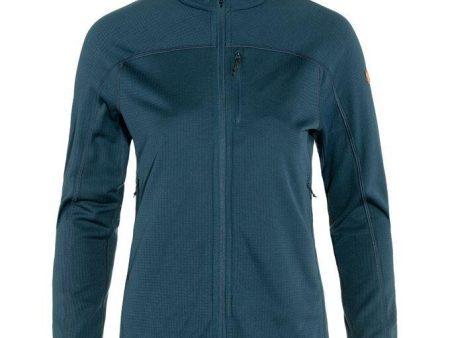 Fjallraven Women s Abisko Lite Fleece Jacket in Indigo Blue Discount