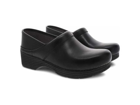 Dansko Women s LT Pro in Black Leather Clog Online Sale