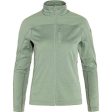 Fjallraven Women s Abisko Lite Fleece Jacket in Misty Green Hot on Sale