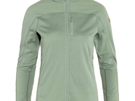 Fjallraven Women s Abisko Lite Fleece Jacket in Misty Green Hot on Sale