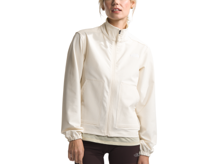 The North Face Women s Willow Stretch Jacket in White Dune Discount