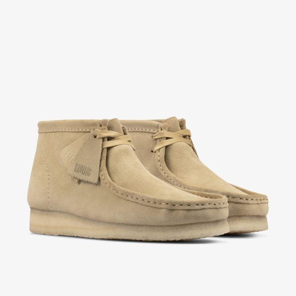 Clarks Men s Wallabee Boot in Maple Suede For Cheap