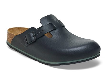 Birkenstock Boston Pro Leather in Black For Sale