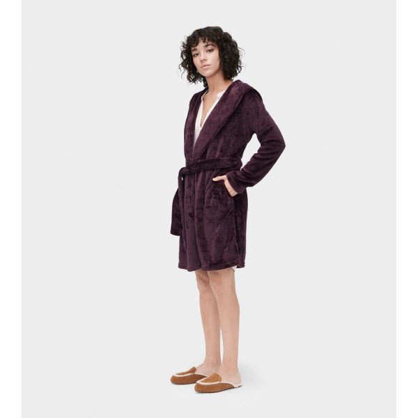 UGG Women s Miranda Fleece Robe in Port Online Hot Sale