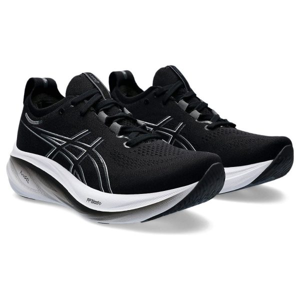 Asics Women s Gel Nimbus-26 in Black Graphite Grey Discount