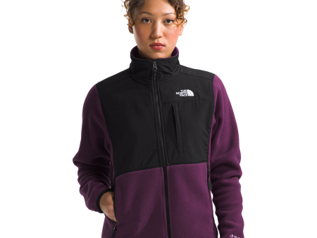 The North Face Women s Denali Jacket in Black Currant Purple For Cheap