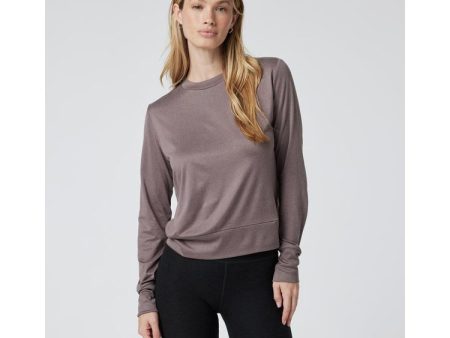 Vuori Women s Daydream Crew in Hazel Heather For Cheap