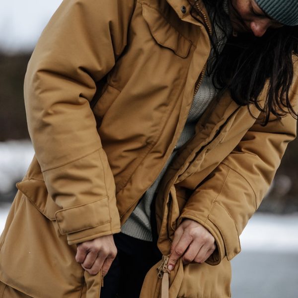 Fjallraven Women s Nuuk Parka in Buckwheat Brown For Discount