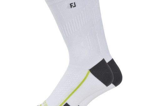 FootJoy Tech D.R.Y. Crew Socks - White Supply