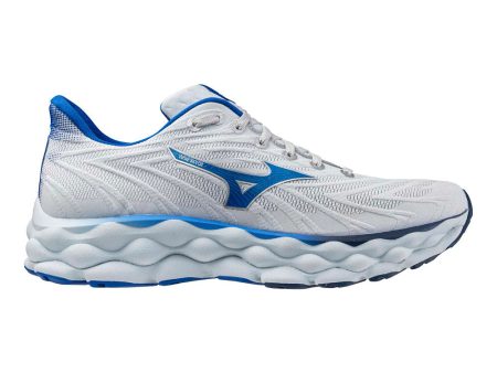 Mizuno Men s Wave Sky 8 in Plein Air-Laser Blue Online