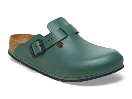 Birkenstock Boston Pro Leather in Thyme on Sale