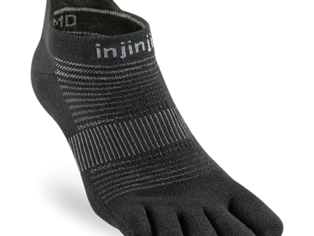 Injinji Men s Run Lightweight No-Show Ultra-Thin Cushioning in Black Online Hot Sale