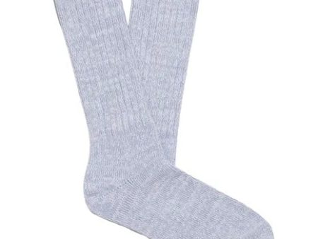 UGG Women s Rib Knit Slouchy Crew Sock in Ice Blue Online now