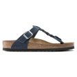 Birkenstock Gizeh Braided Oiled Leather in Navy Online now