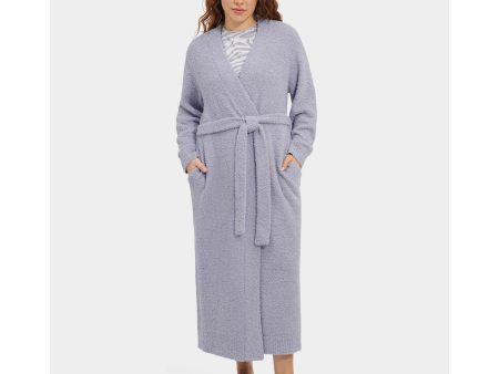 UGG Women s Lenny Knit Robe in Cloudy Grey Online Sale