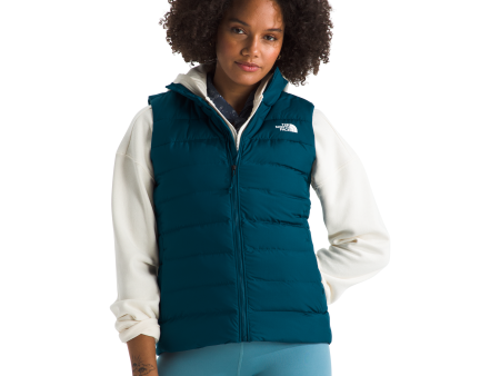 The North Face Women s Aconcagua 3 Vest in Midnight Petrol on Sale